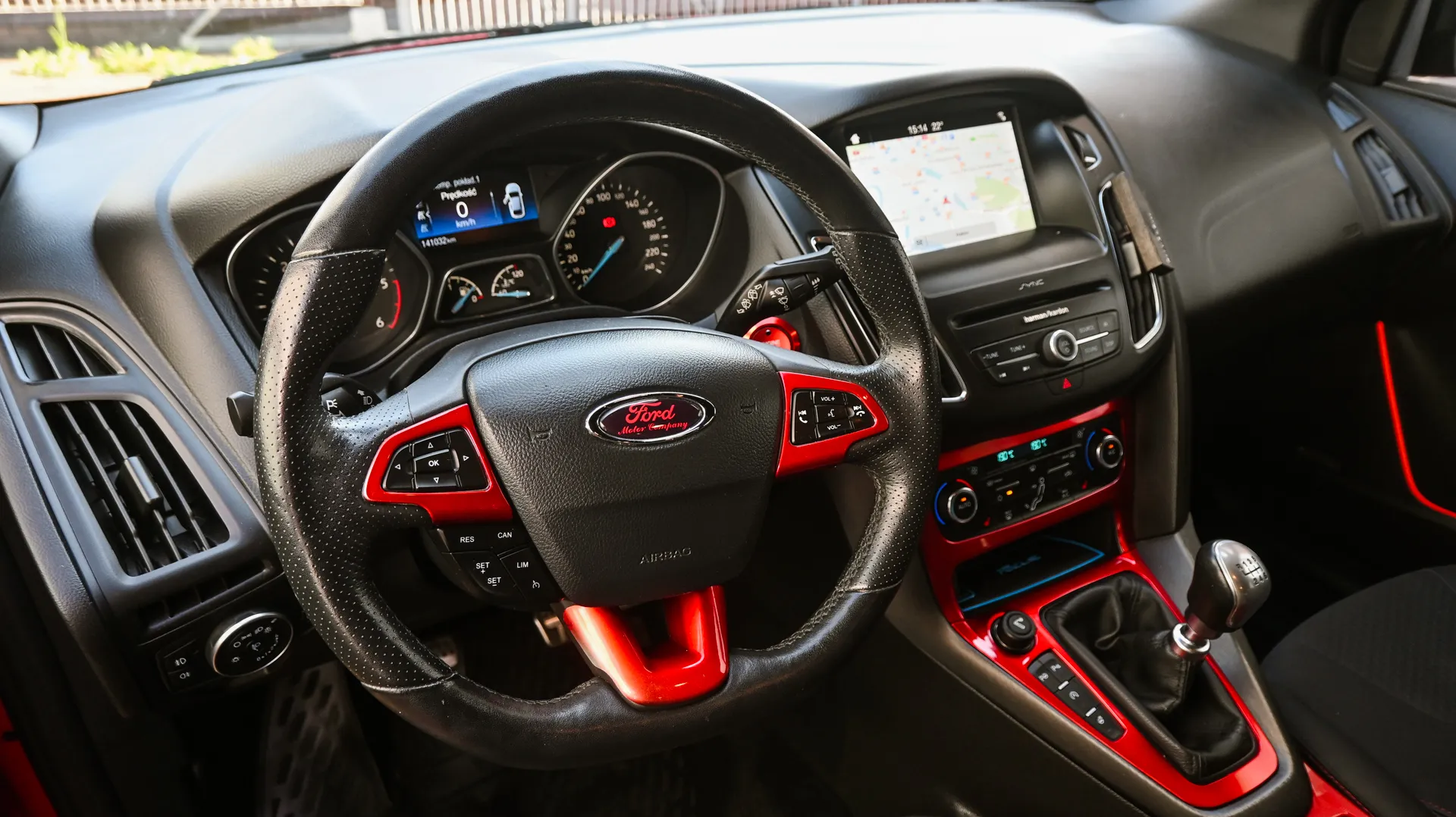 Ford Focus ST-Line DURATORQ 2018 czerwony - zdjęcie 37 | AUTOTOJA.PL