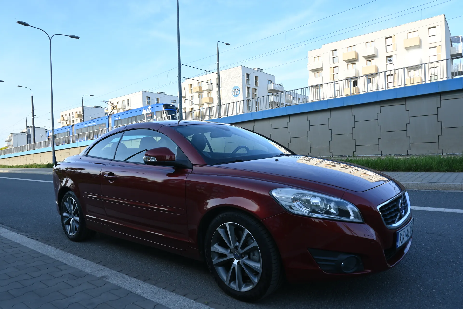 Volvo C70 2,0 D Momentum, Coupé/Cabrio 2010 Bordowy - zdjęcie 7 | AUTOTOJA.PL